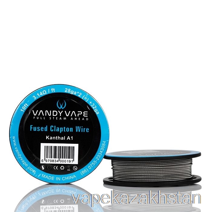 Vape Disposable Vandy Vape Specialty Wire Spools KA1 Fused Clapton - 28GA*2(=)+32GA - 10ft - 3.14ohm